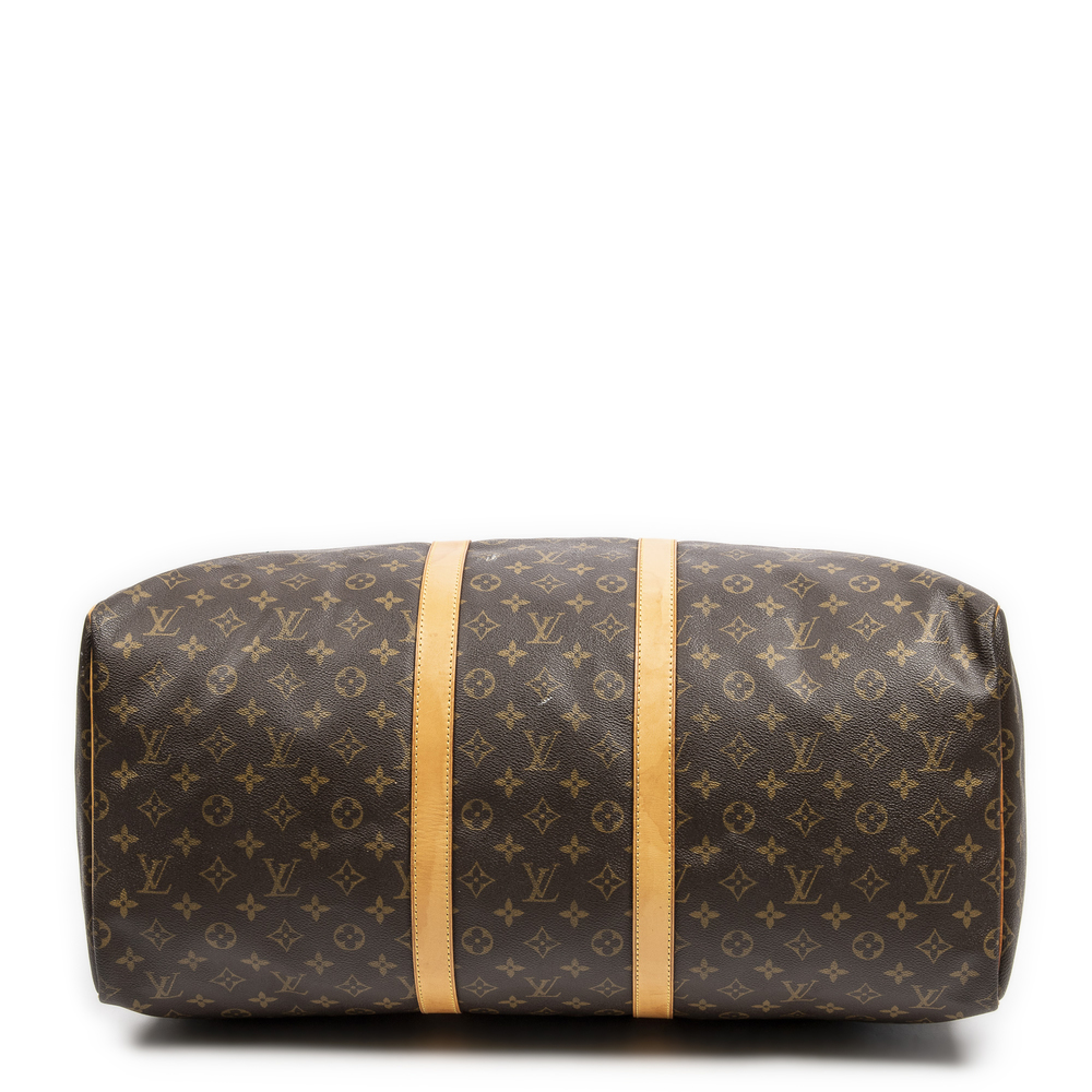 Louis Vuitton Keepall 55  in Brown Monogram Canvas - Picture 6 of 7